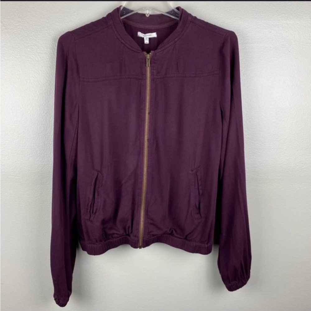 Maurices Deep Purple Bomber Jacket